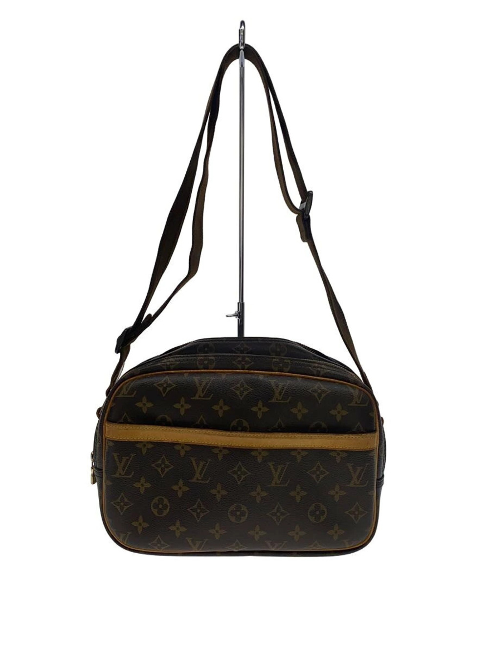 LOUIS VUITTON Reporter Monogram Canvas Brown All over